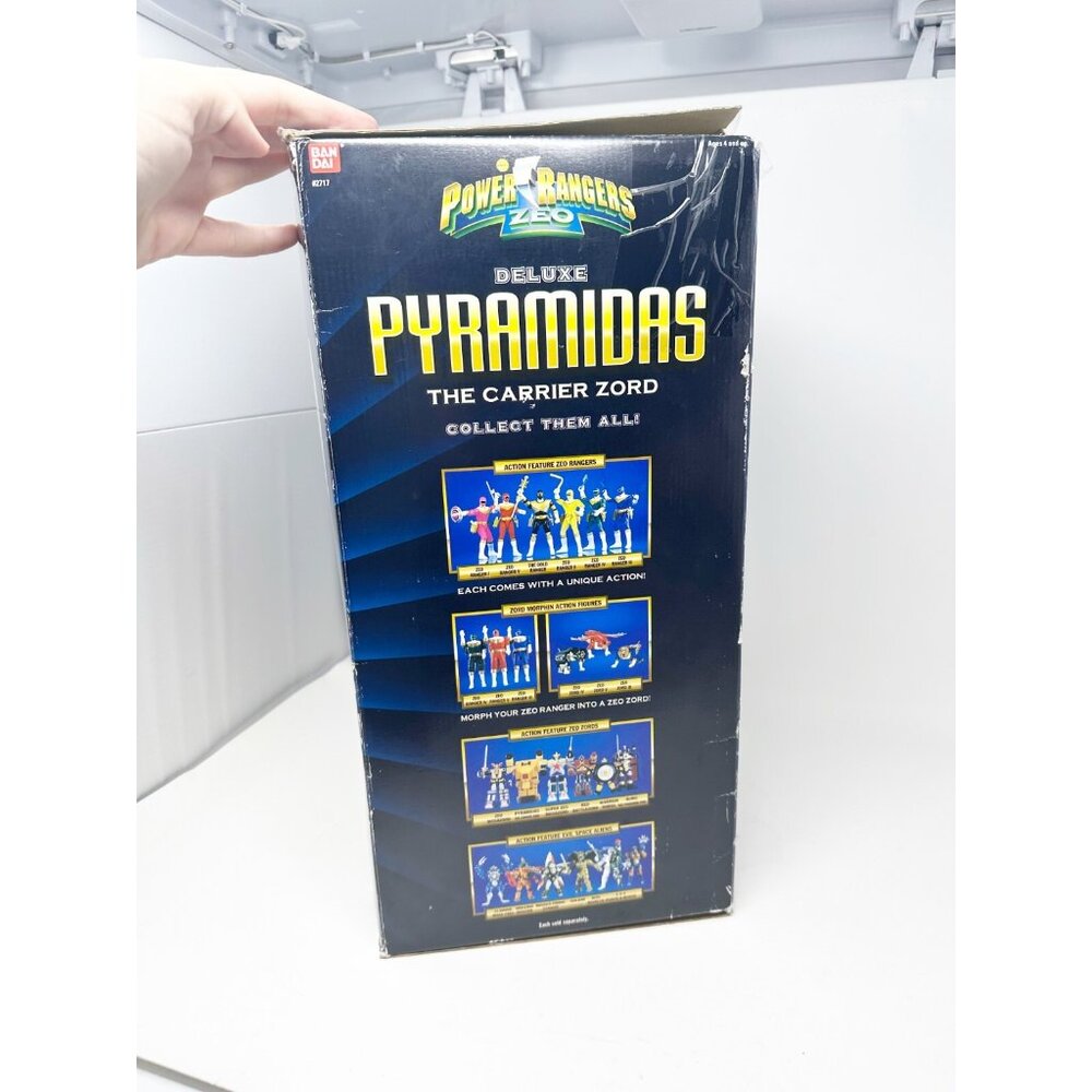 Power Rangers ZEO Deluxe Pyramidas The Carrier‎ Zord Figure 1996 Vintage Bandai - Picture 6 of 10